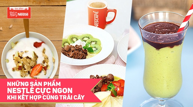 san pham nestle cung trai cay