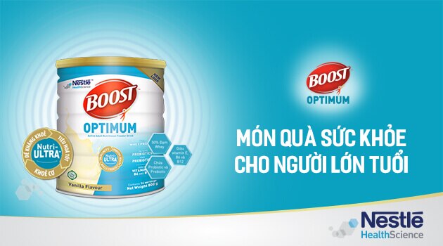 Boost Optimum - món quà sức khỏe cho người lớn tuổi