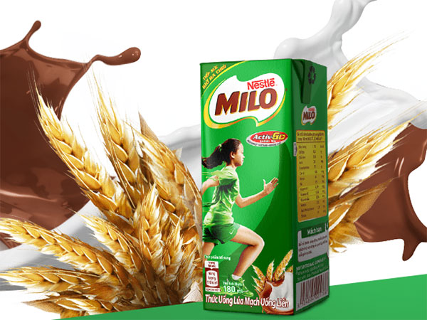 Uống Nestlé MILO hộp uống liền để hỗ trợ hoạt động thể chất và trí tuệ của trẻ