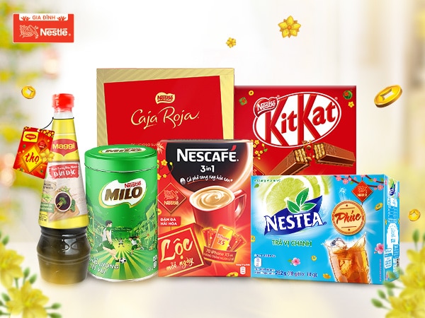 Giỏ quà để tặng Tết thì nên chọn những vật dụng trang trí thể hiện được ngày Tết, ngày xuân.