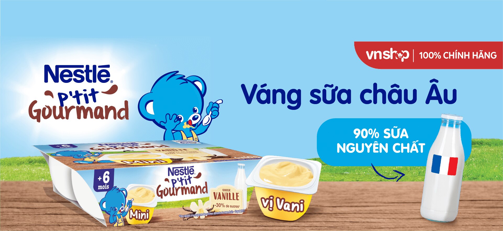 Cùng Nestlé đón chào thành viên mới: Váng Sữa Nestlé P’tit