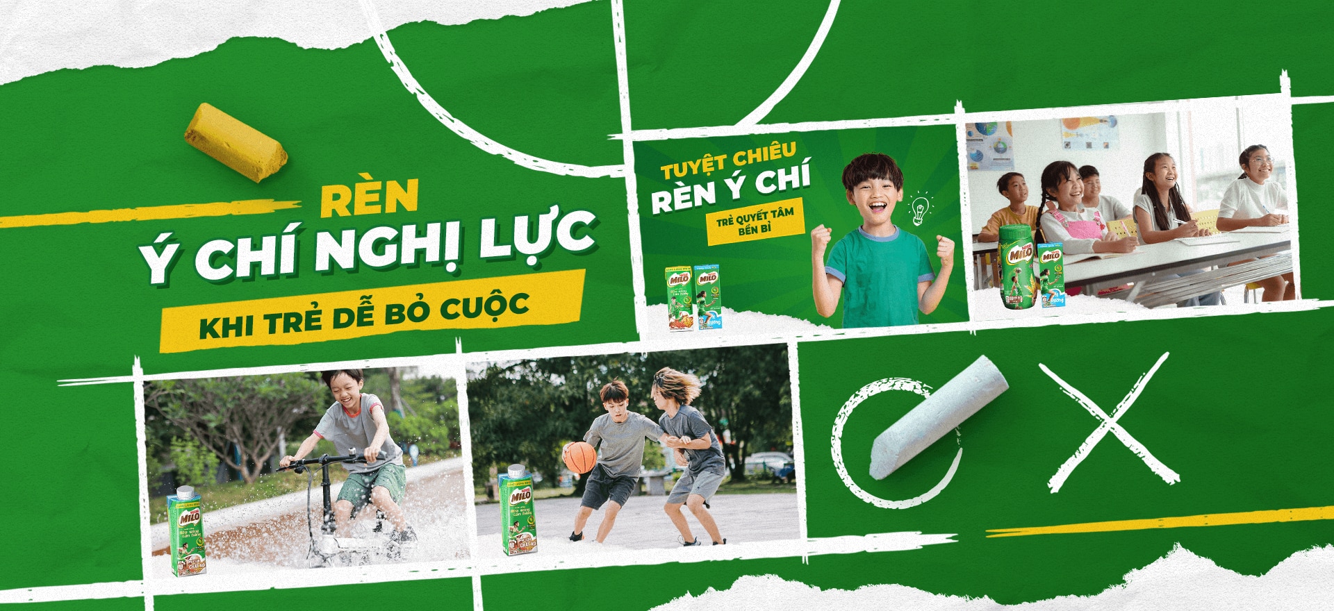 RÈN Ý CHÍ NGHỊ LỰC KHI TRẺ DỄ BỎ CUỘC