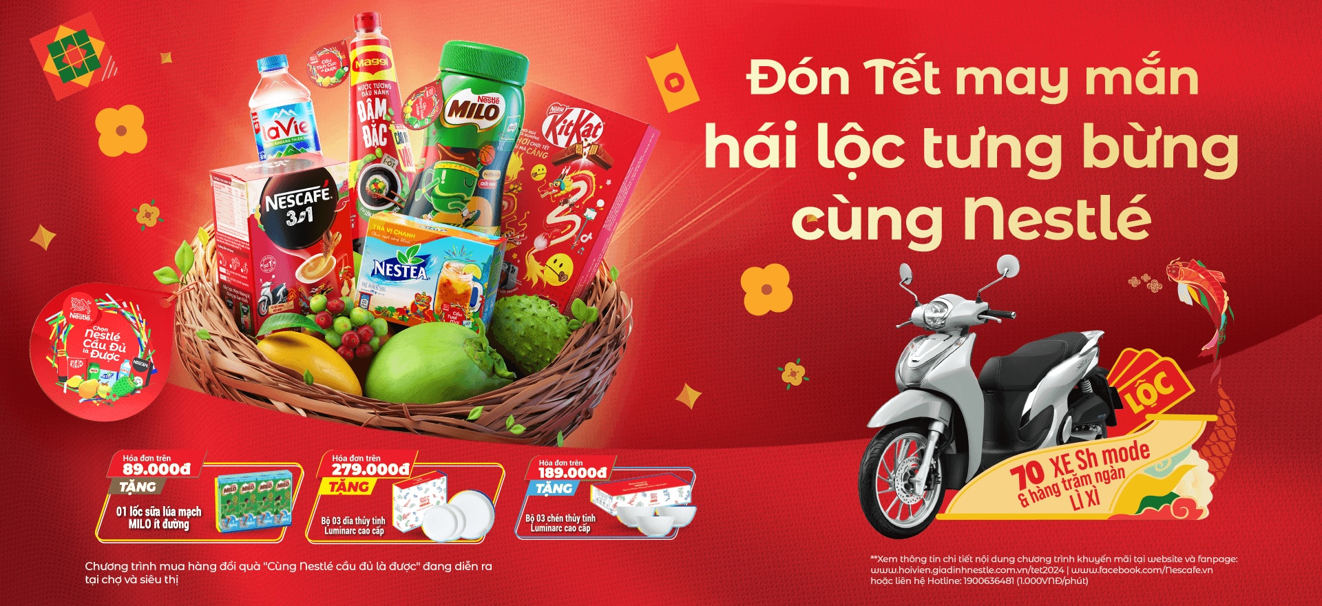 Đón Tết May Mắn, Hái Lộc Tưng Bừng Cùng Nestlé