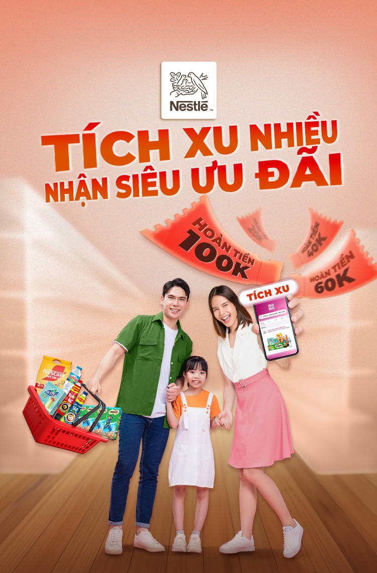 Mua Nhiều Nhận Siêu Ưu Đãi Với Gia Đình Nestlé Trên Momo