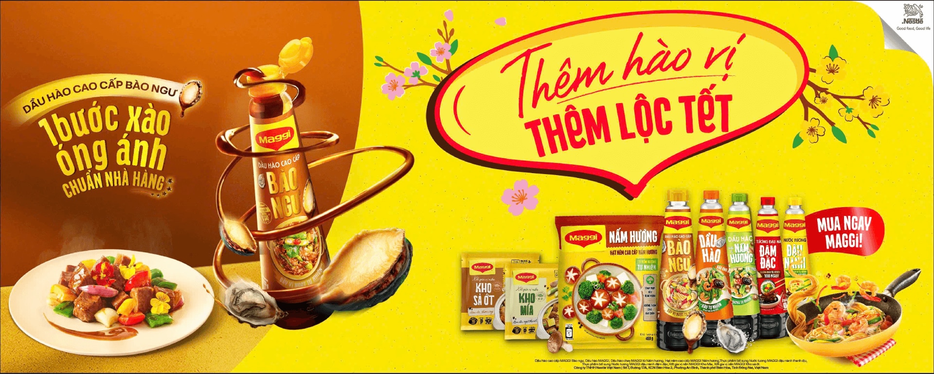 Chương trình khuyến mãi cho các sản phẩm MAGGI Tết 2026