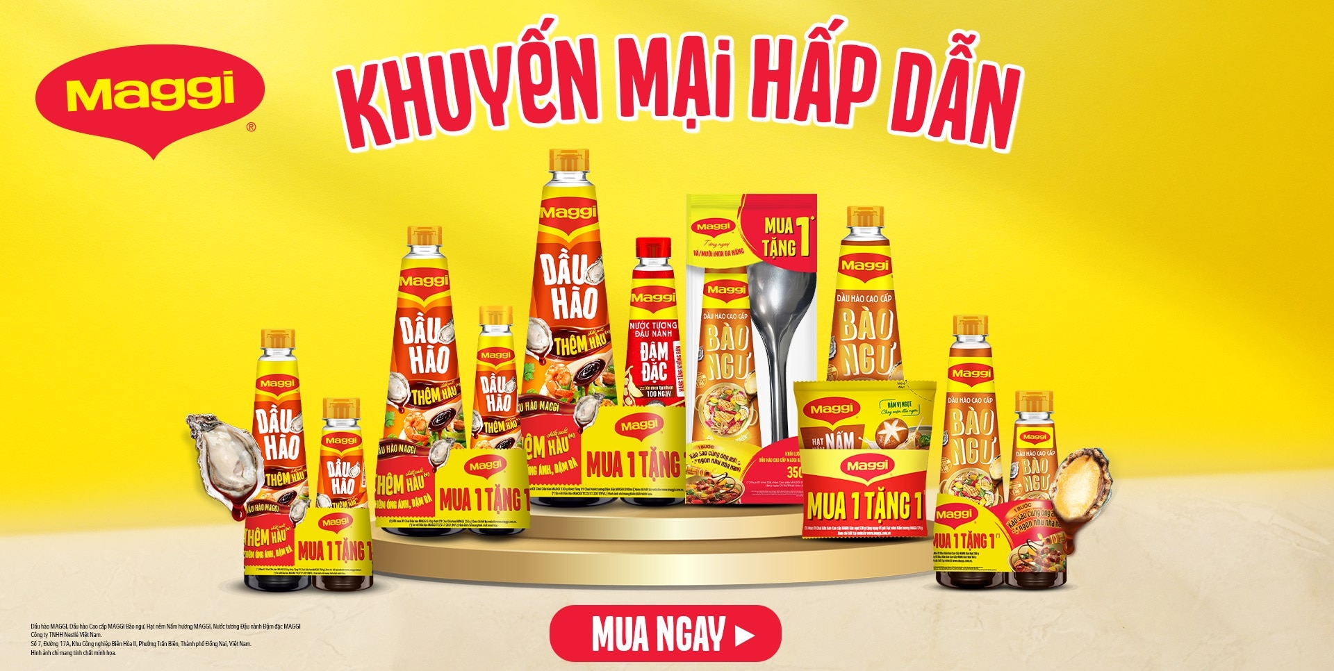 Chương trình khuyến mãi Dầu hào MAGGI