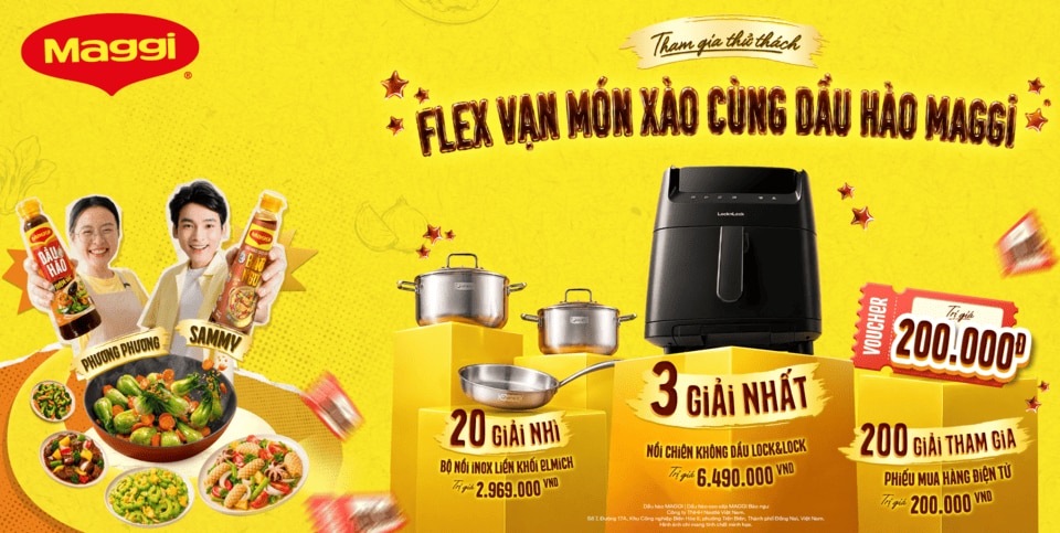 THỂ LỆ CHƯƠNG TRÌNH FLEX VẠN MÓN XÀO CÙNG DẦU HÀO MAGGI