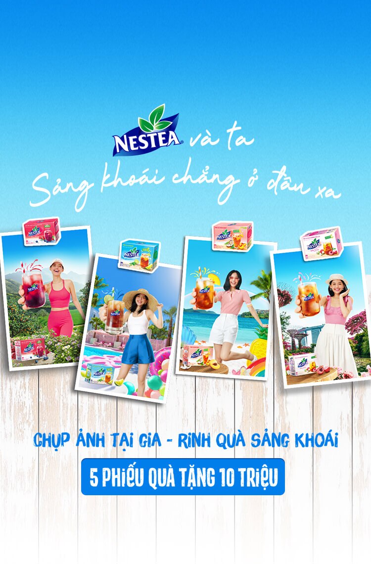 Nestea và ta Sảng khoái chẳng ở đâu xa