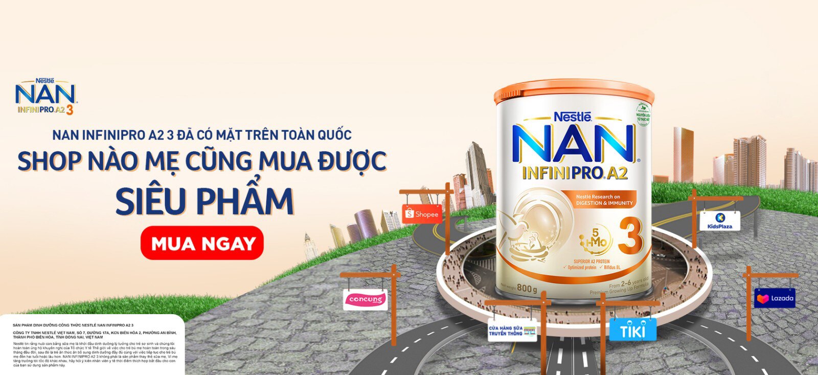 NAN INFINIPRO A2 3 Đã Có Mặt Toàn Quốc