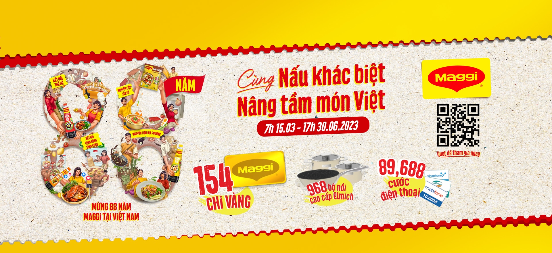 88 năm bạn và MAGGI cùng vào bếp để tạo nên khác biệt tích cực