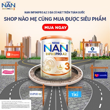 NAN INFINIPRO A2 3 ĐÃ CÓ MẶT TRÊN TOÀN QUỐC SHOP NÀO MẸ CŨNG MUA ĐƯỢC SIÊU PHẨM MUA NGAY